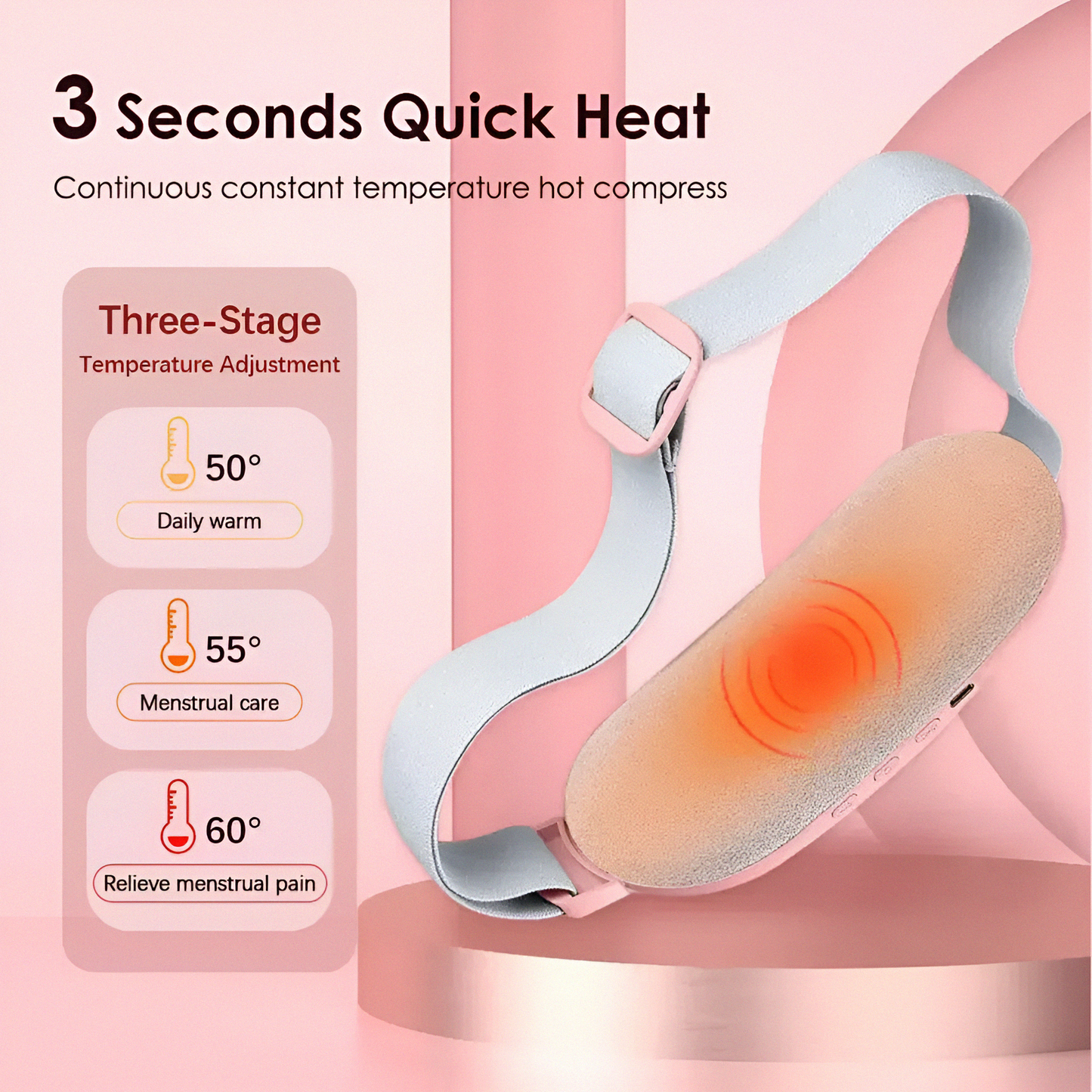 Smart Heating & Vibration Massage Belt