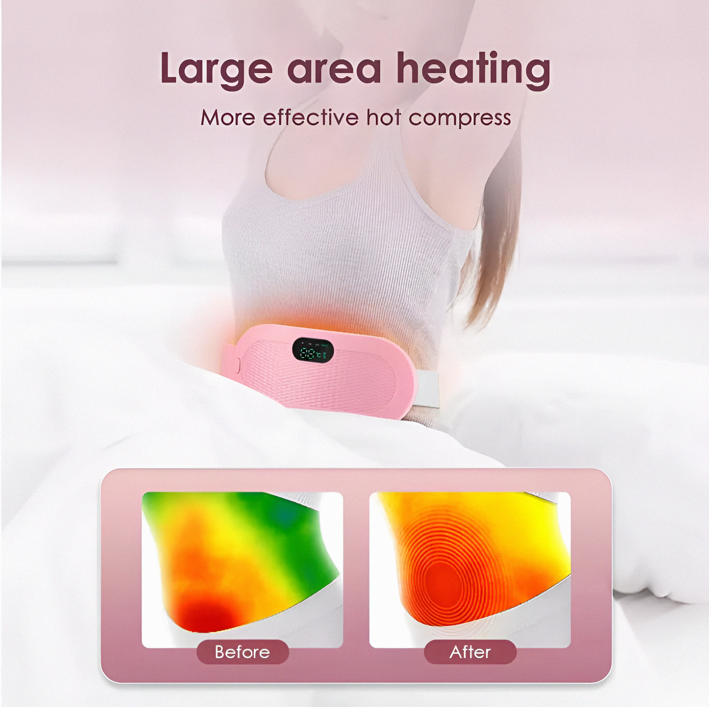 Smart Heating & Vibration Massage Belt